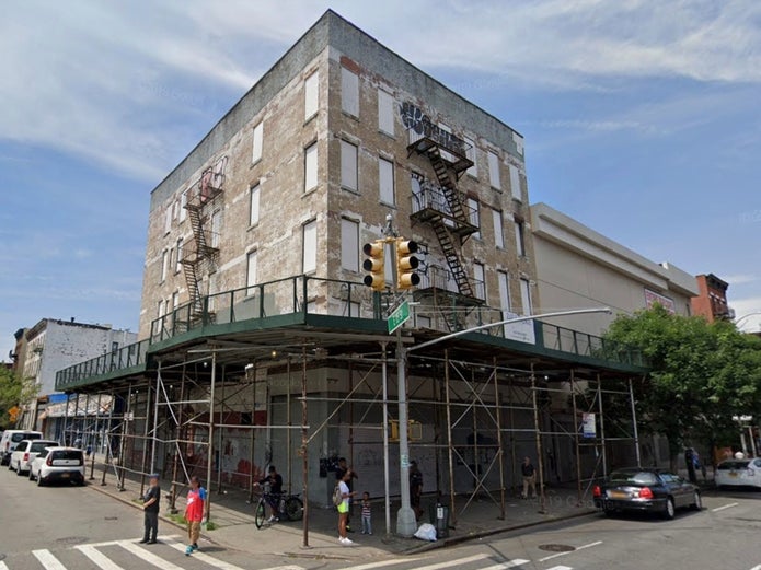Vacant East Harlem Building to be Demolished permits shows